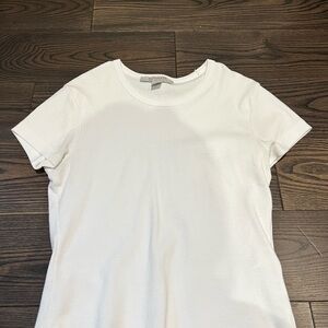 All Saints White Short Sleeve Crewneck Tee